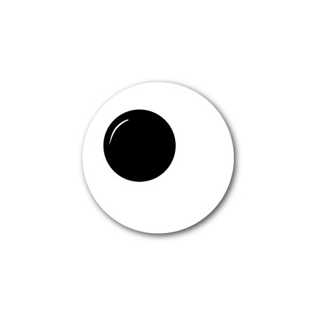 Biscuit Eye – Vinyl Sticker ( 3″ )